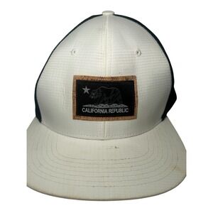 California Republic Cali Caps White/Black/ Gray SnapBack